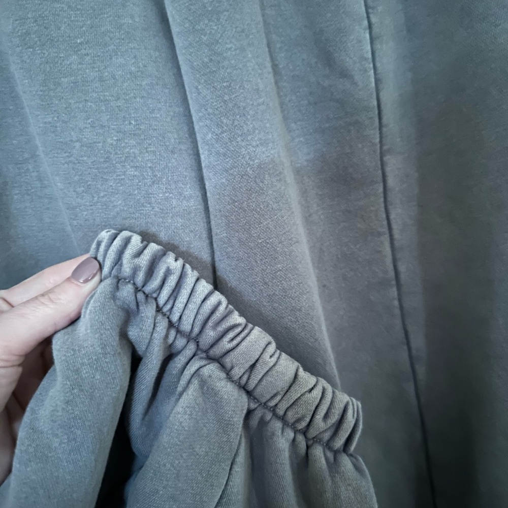 NWOT! FREE PEOPLE! 'Cheer On Joggers' in Gunmetal/gray! XL! Unique! - Picture 11 of 14